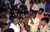 Attack on duo : Hundreds of HJV activists protest  in front of Padubidri police station